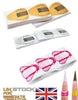 Nail Form Acrylic Art Gel Extension Guide File Tips Manicure Tool Sticker, UK